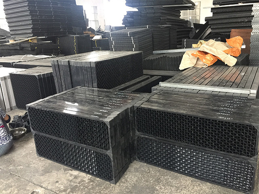 Louver κολπίσκων αέρα PVC δροσίζοντας πύργος 2400mm πλάτος 85mm βάθος