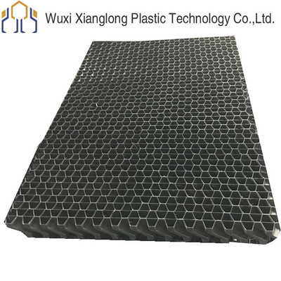 D65mm Louver 25mm κολπίσκων αέρα ο βιομηχανικός γκρίζος Μαύρος οθόνης δροσίζοντας πύργων