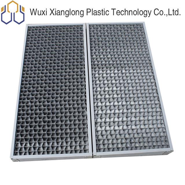 Louvers 62mm κολπίσκων αέρα PVC CPVC Louver δροσίζοντας πύργων 70mm για τον εξολοθρευτή κλίσης