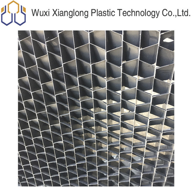 D65mm Louver 25mm κολπίσκων αέρα ο βιομηχανικός γκρίζος Μαύρος οθόνης δροσίζοντας πύργων